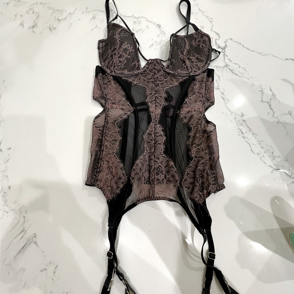 Victoria’s Secret lace corset style lingerie
